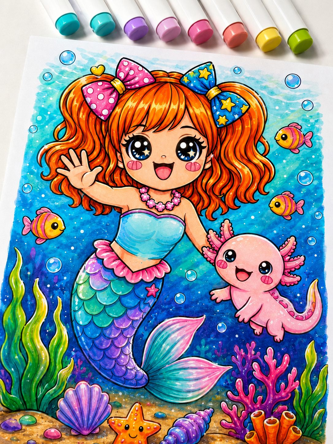 Mimi Art Coloring Book Vol. 1 – Cute Kawaii Coloring Book for Kids and Creative Fun