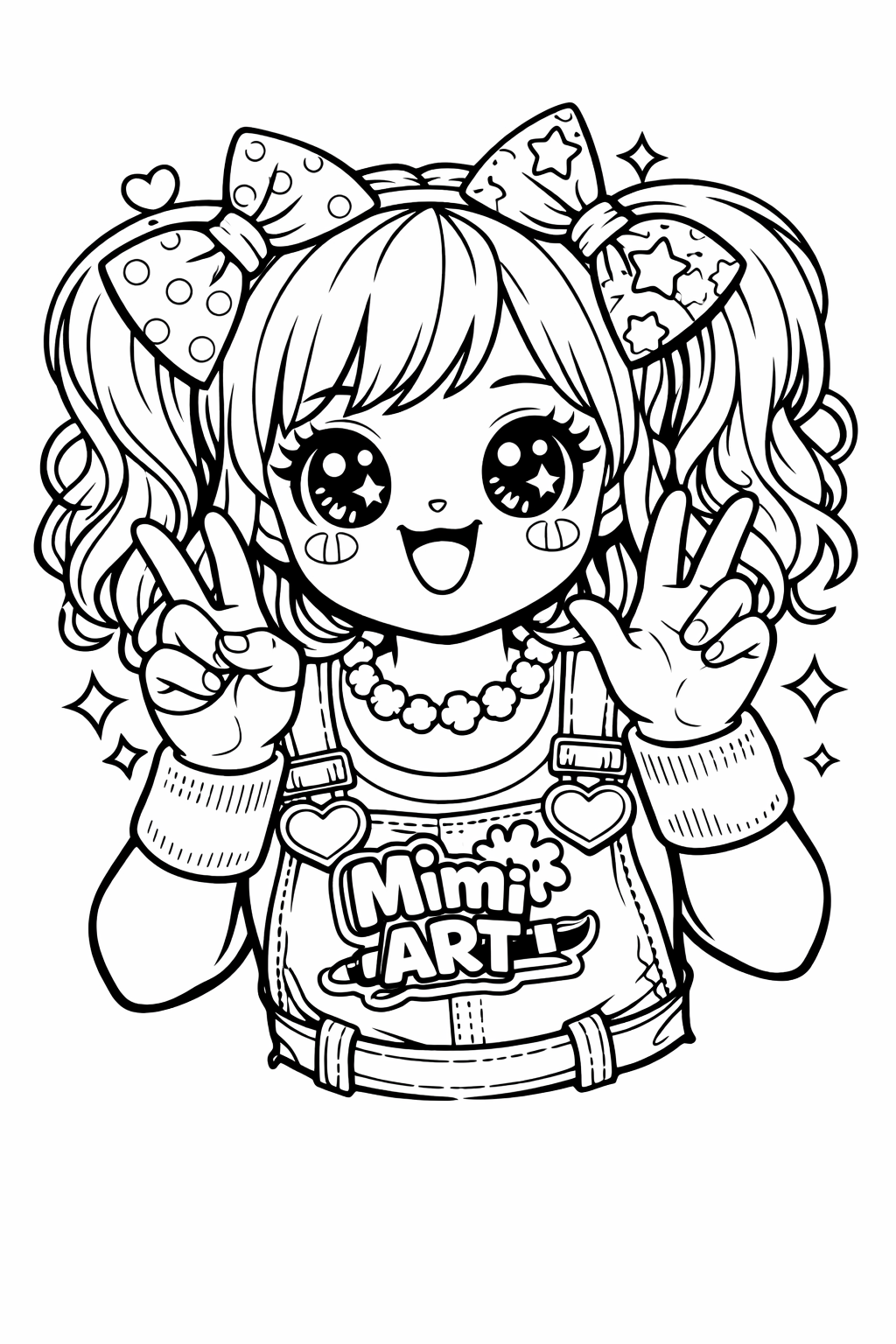 Mimi Art FREE Coloring Page